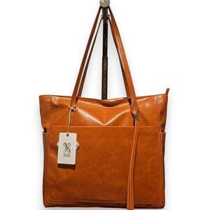 HOBO Tan Leather Tote Bag